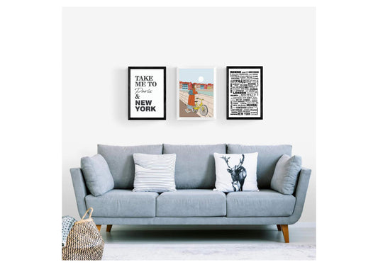 Set of 3 : Take Me, Solo Travel & Travel Cities