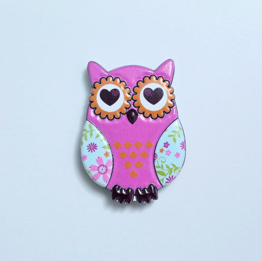 Owl Fridge Magnet