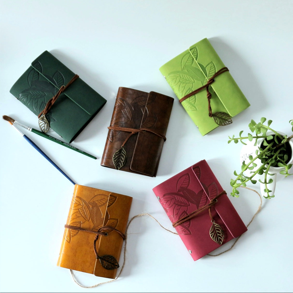Leaf vegan-Leather Journal