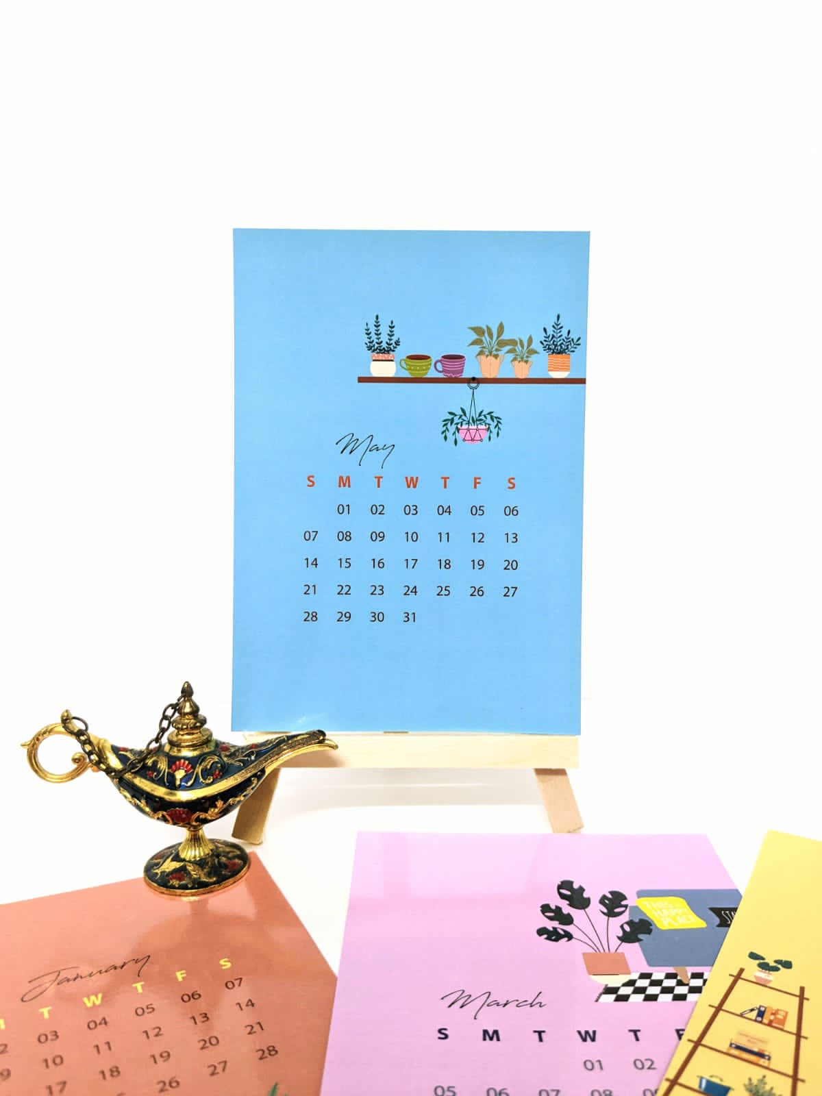 2025 Table Calendar - Home