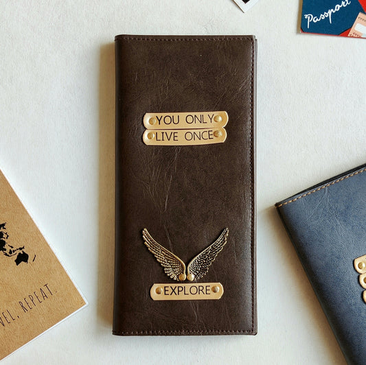 Personalized Travel Wallet - You only live once