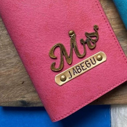 Personalized Passport Cover - Two Charms