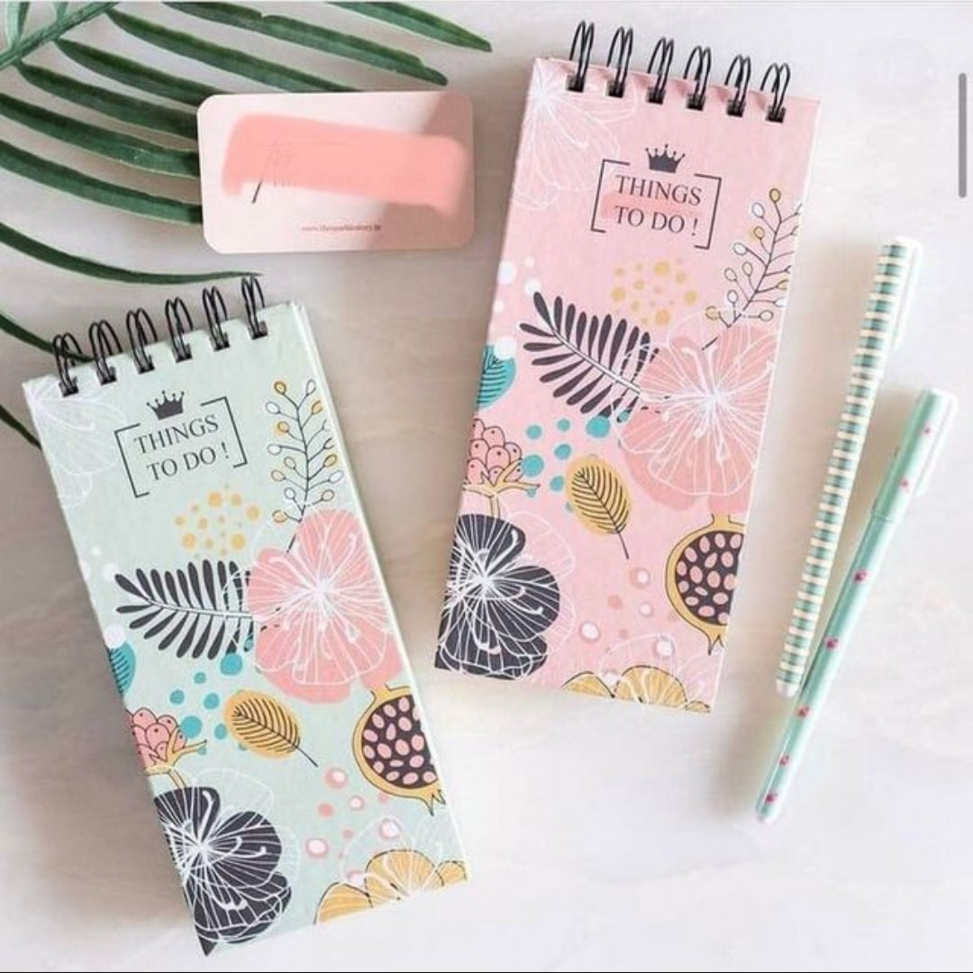 Pink Tropical To Do Notepad