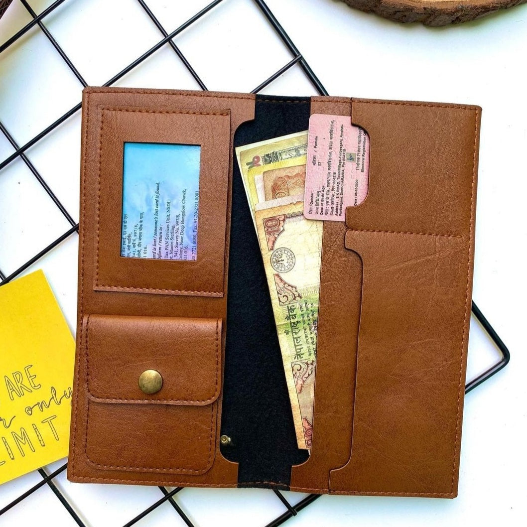 Personalized Travel Wallet - Two Charms