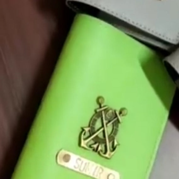 Personalized Passport Cover - Two Charms