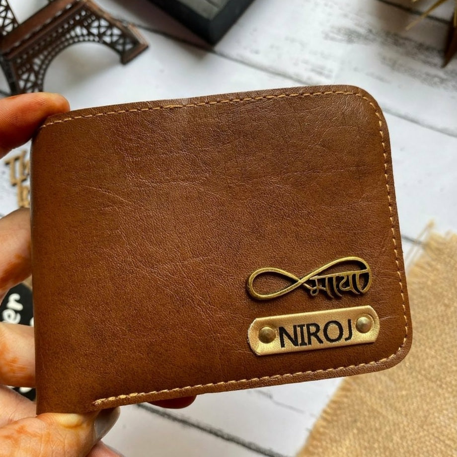 Textured Personalized Men's Wallet