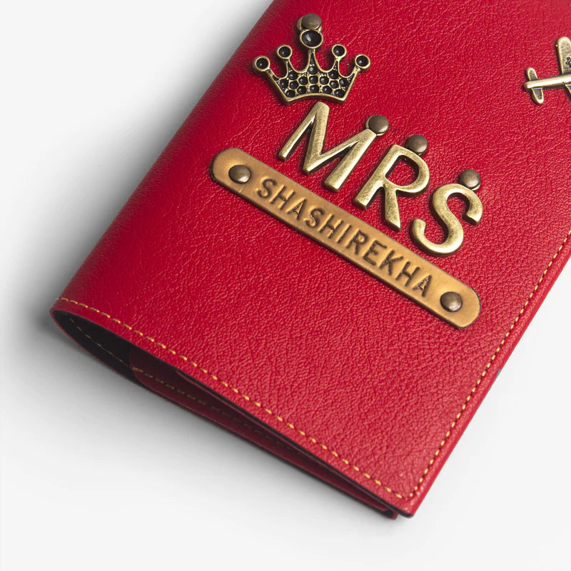 Personalized Passport Cover - Three Charms